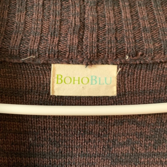 BOHO BLU  WOMENS CARDIGAN SZ S - Picture 2 of 4